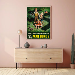 World War II War Bonds Propaganda Poster