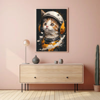 Cosmic Kitten Adventure Poster