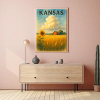 Kansas Landscape Poster
