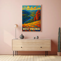 West Virginia Landscape Poster