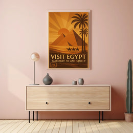 Visit Egypt Gateway to Antiquity Poster