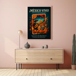 ¡México Vivo! Celebrating Tradition: Cultural or Heritage Poster