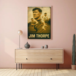 Jim Thorpe Legendary Athlete Poster