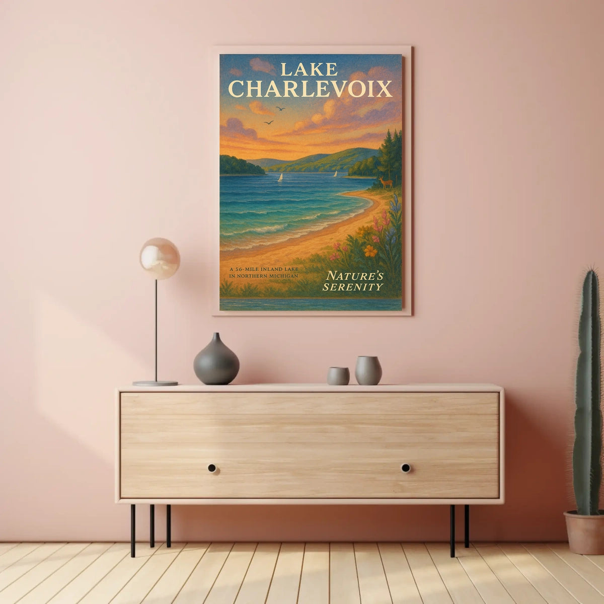 Lake Charlevoix NatureS Serenity Poster