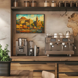 Maseru Lesotho Cityscape Photography Wanderlust Poster