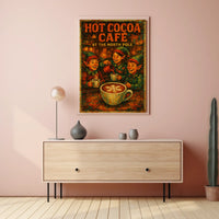 Hot Cocoa Café At The North Pole Poster
