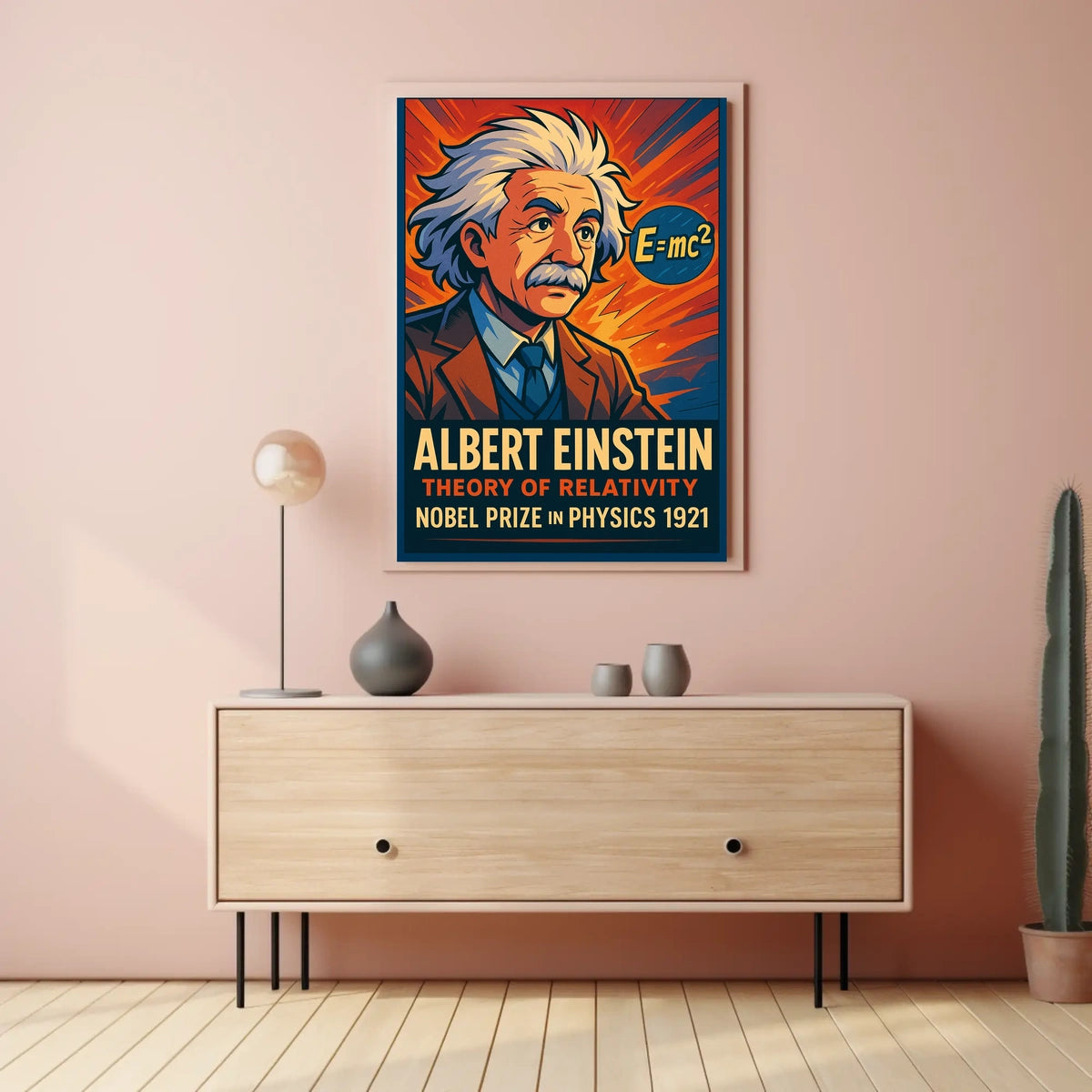Albert Einstein Nobel Prize In Physics Poster