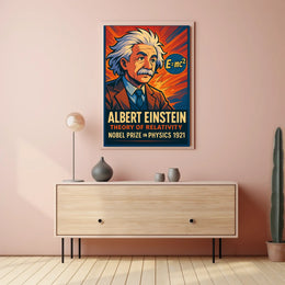Albert Einstein Nobel Prize In Physics Poster