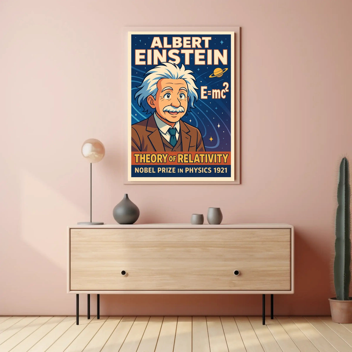 Albert Einstein Theory Of Relativity Poster