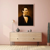 Abraham Lincoln Civil War Military Camp Visit Poster PosterGoat