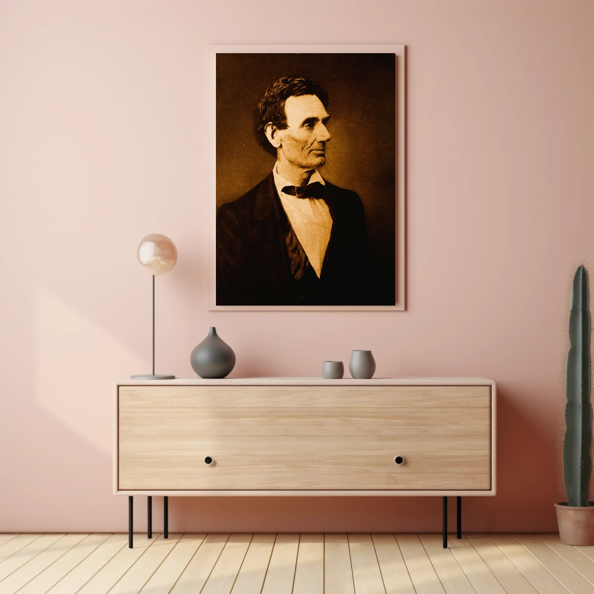 Abraham Lincoln Civil War Military Camp Visit Poster PosterGoat