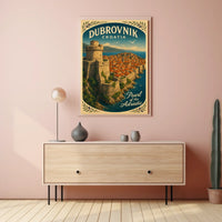 Dubrovnik Pearl Of The Adriatic Poster