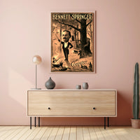 Magical Performance in Enchanted Forest Artistic Poster