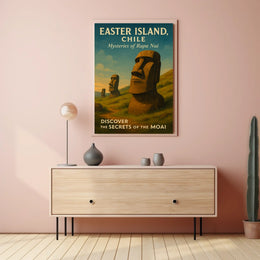 Discover the Mysteries of Easter Island Poster