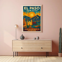El Paso Sun City Poster