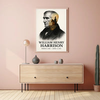 William Henry Harrison 9th President of the United States Reflections Poster