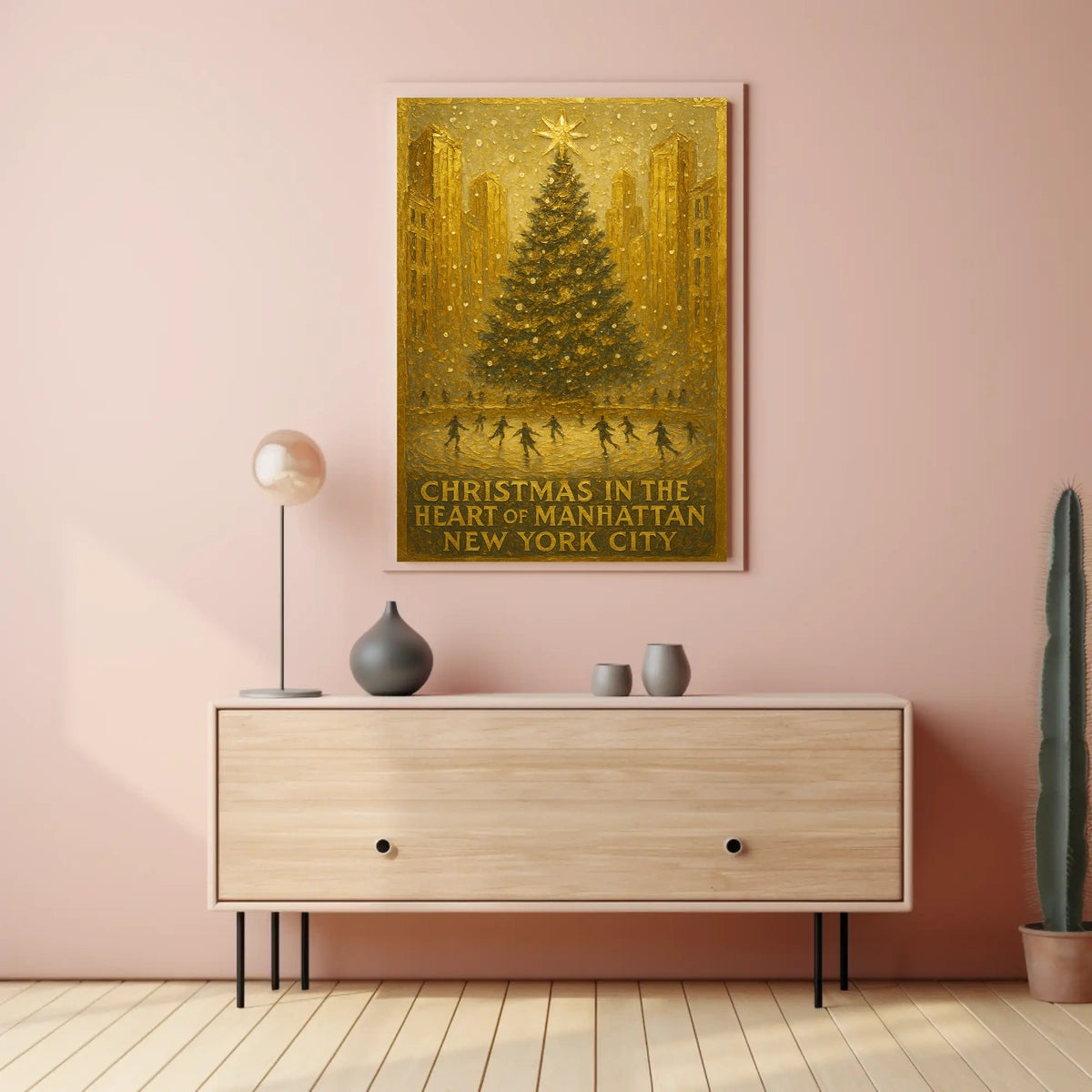 Christmas In Manhattan Poster