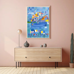 Jugoslawien Die Sonnige Adria Poster