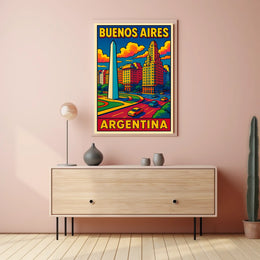 Buenos Aires Travel Poster