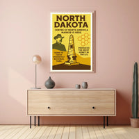North Dakota Highlights Poster