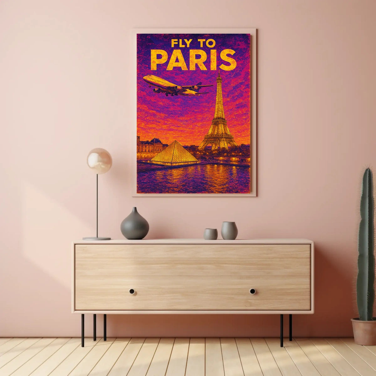 Fly To Paris Poster
