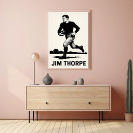 Jim Thorpe Legendary Athlete Poster