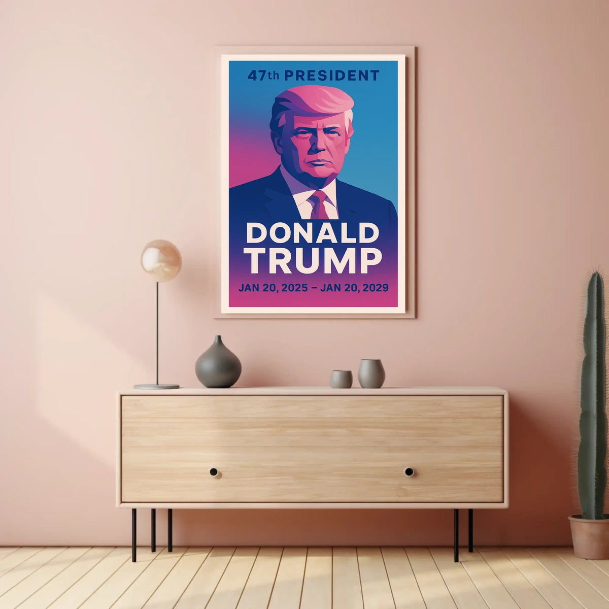 Donald Trump 47th President Poster