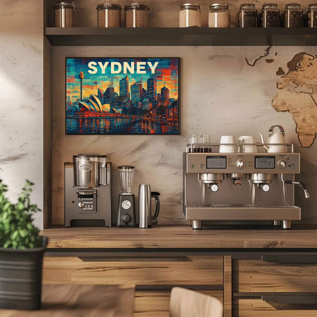 Sydney Skyline Poster