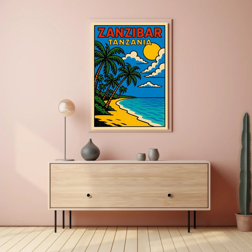 Abstract Tanzania Art Poster