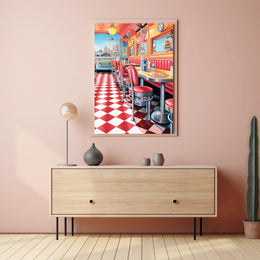 Nostalgic Diner Vibes Poster