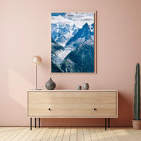 Majestic Mountain Range Poster