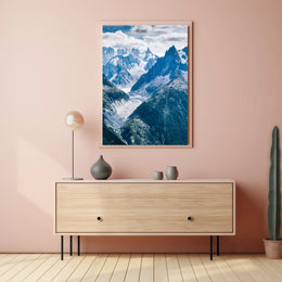 Majestic Mountain Range Poster