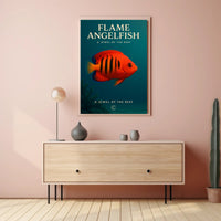 Flame Angelfish A Jewel of the Reef Poster PosterGoat