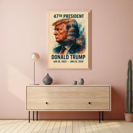 Trump Visionary Capitol Cinematic Poster