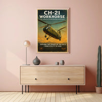 CH-21 Workhorse Engineering Excellence Poster PosterGoat