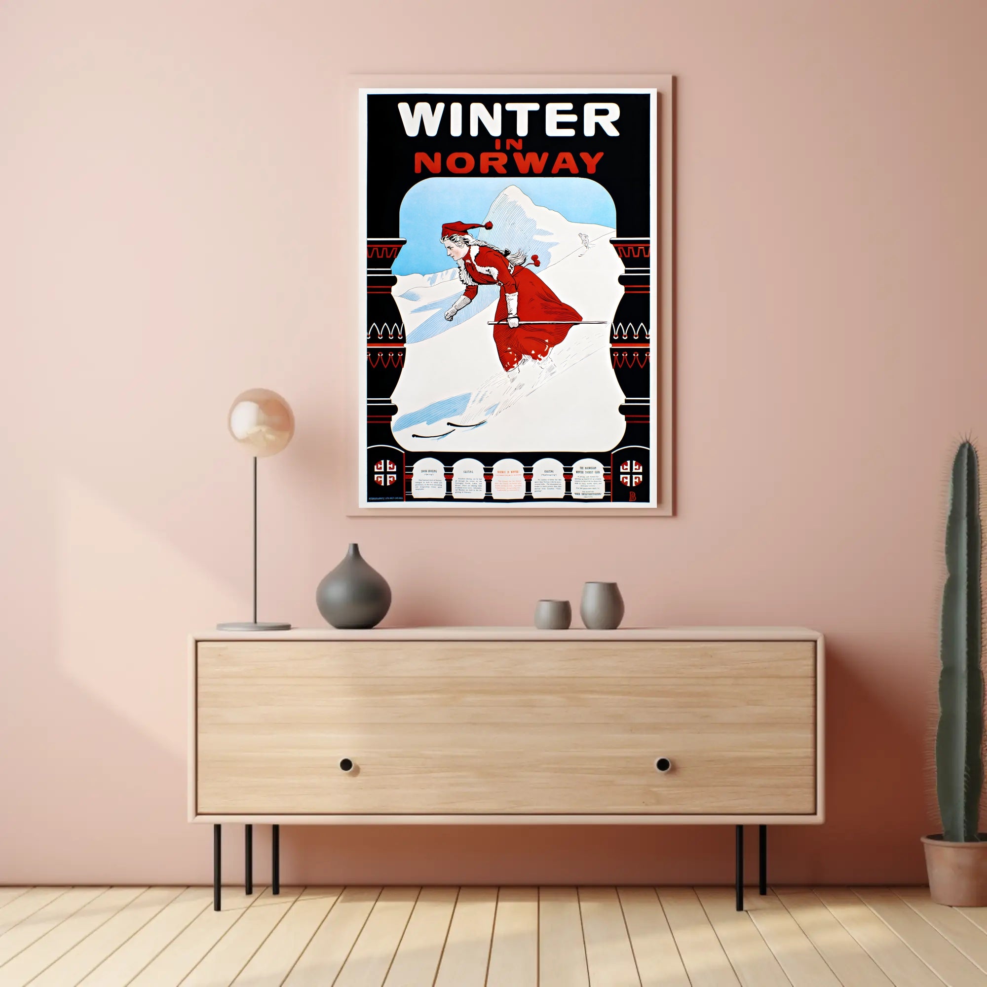 Winter in Norway Poster PosterGoat
