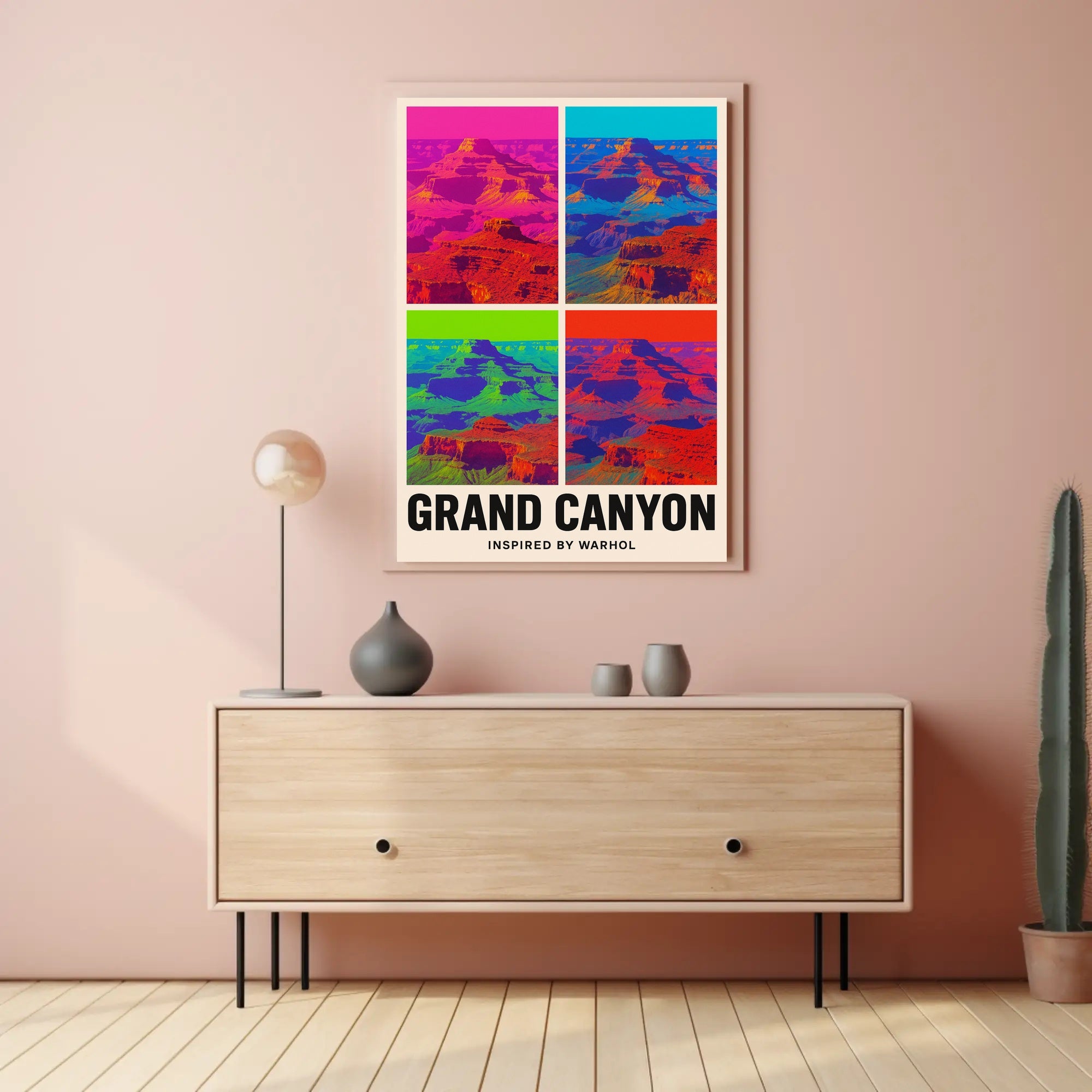 Grand Canyon Pop Art Masterpiece: National Park Poster PosterGoat