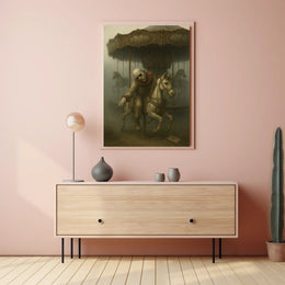 Eerie Carousel Poster