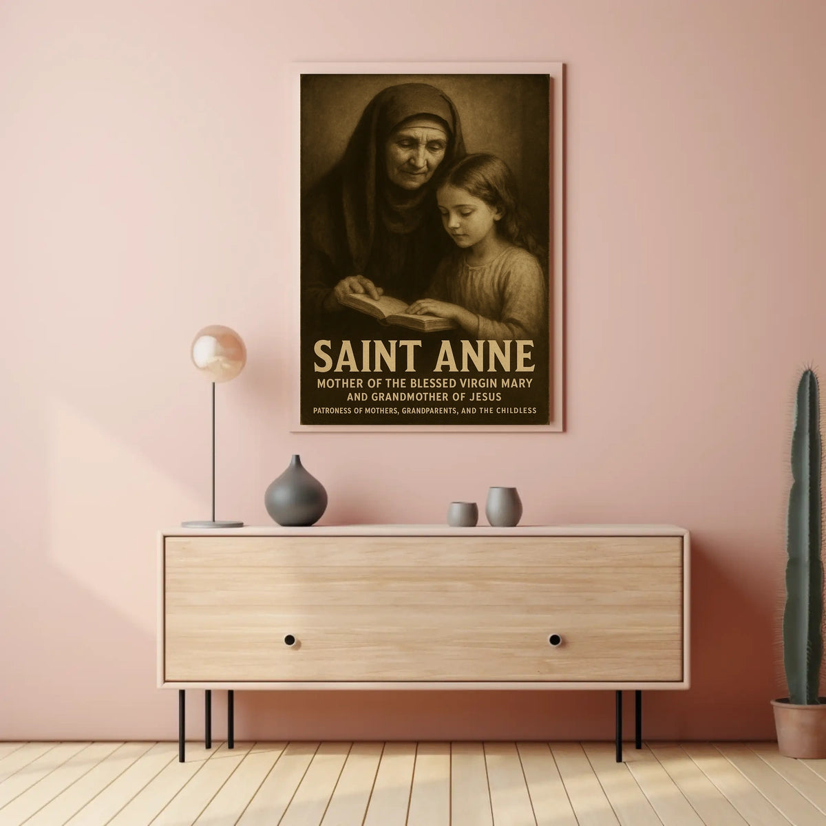 Saint Anne Patroness Of Mothers And Poster