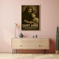 Saint Anne Patroness Of Mothers And Poster