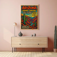 Grand Canyon Natural Wonders Travel Poster