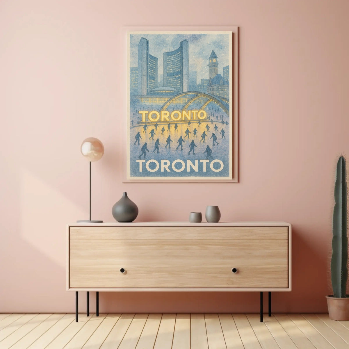 Winter in Toronto Poster