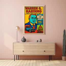 Warren G. Harding Return to Normalcy Poster PosterGoat