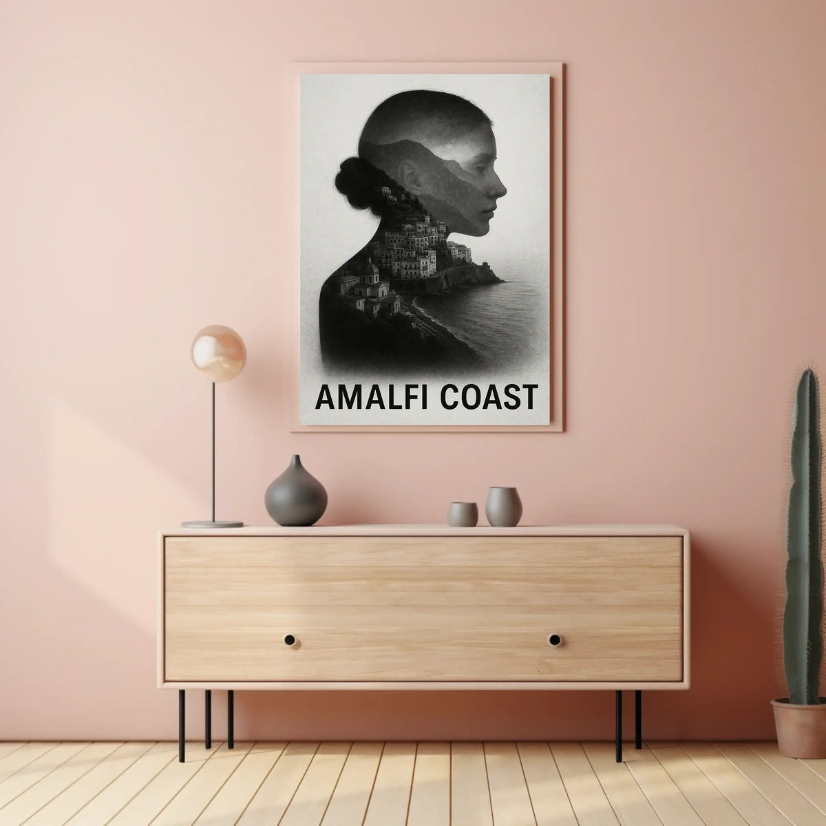 Amalfi Coast Visual Journey Poster Wall Art Print Edition