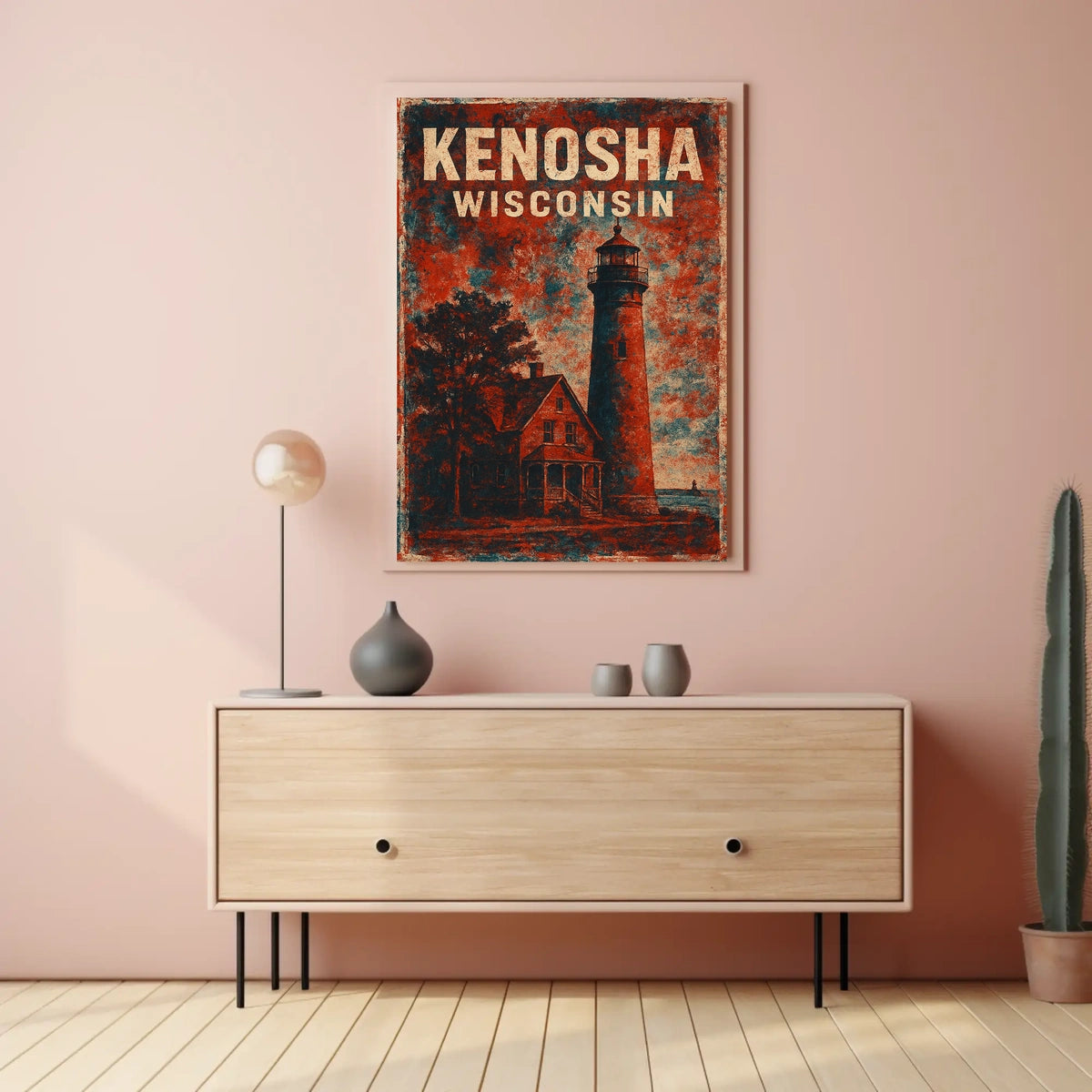 Kenosha, Wisconsin Lighthouse Poster