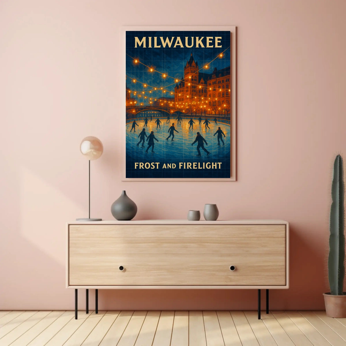 Milwaukee Frost And Firelight Poster