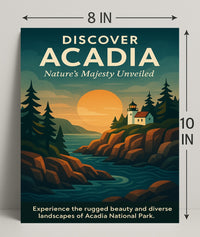 Discover Acadia Poster PosterGoat
