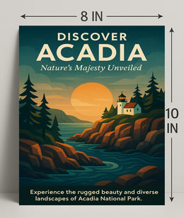 Discover Acadia Poster PosterGoat