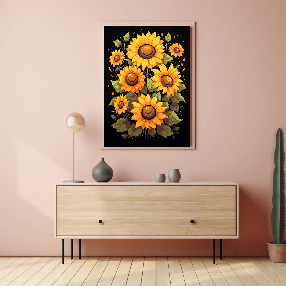 Sunflower Symphony Poster