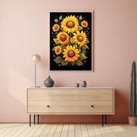 Sunflower Symphony Poster